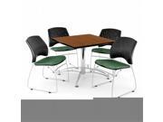 OFM PKG BRK 014 0047 Breakroom Package Featuring 36 in. Square Multi Purpose Table with Four Star Stack Chairs