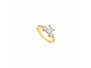 Fine Jewelry Vault UBJ6321Y14D 101RS6 Diamond Engagement Ring 14K Yellow Gold 1.00 CT Size 6