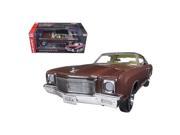 Autoworld AMM1055 1971 Chevrolet Monte Carlo SS 454 Rosewood Metallic Limited Edition to 1002 Pieces 1 18 Diecast Model Car