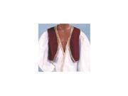 Alexander Costume 16 014 BUR Arabian Vest Costume Burgundy