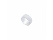 Fine Jewelry Vault UBVNCF800PTRS10.5 Platinum 8 mm Flat Non Comfort Fit Wedding Band Size 10.5