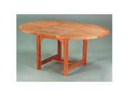 Anderson Teak TBX 067V 67 Inch Oval Extension Table