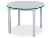 Jonti Craft 56010JC119 Rainbow Accents Round Table 10 inch High Green