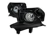 Spec D Tuning LF HLDR15COEM DL Clear Fog Lights with Wiring Kit for 15 to Up Toyota Highlander 16 x 24 x 17 in.