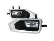 Spec D Tuning LF YUK15COEM DL Clear Fog Lights Without Wiring Kit for 15 to Up GMC Yukon 7 x 18 x 13 in.