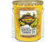Cabot 140.0019460.008 5 Gallon Australian Timber Oil Water Reducible Wood Finish Jarrah Brown