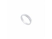 Fine Jewelry Vault UBVCM300PTRS7.5 Platinum 3 mm Comfort Fit Milgrain Wedding Band Size 7.5