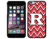 Coveroo Rutgers Sketchy Chevron Design on iPhone 6 Microshell Snap On Case