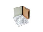 Pendaflex 17173 Pressboard Classification Folders Gray Pack of 5