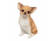 Sandicast MS200 Mid Size Fawn Chihuahua Sculpture Sitting