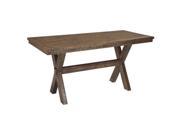Ashley D463 13 Signature Design Casegoods Walnord Rectangular Dining Room Counter Table Rustic Brown