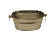 Wald Imports 3636 14 in. Polished Silver Beverage Oval Bucket