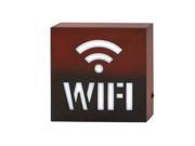 Benzara 87462 Smart Wood LED Wi Fi Wall Sign 10 in. W
