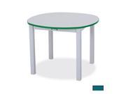 RAINBOW ACCENTS 56014JC005 ROUND TABLE 14 in. HIGH TEAL