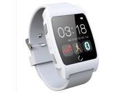 Uwatch CA 0169W 1.44 in. Touch Screen BT 4.0 Health Smart Watch White