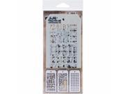 Stampers Anonymous MTS 1 Tim Holtz Mini Layered Stencil Set Pack of 3 Set No.1