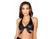 Roma Costume T3280 Blk O S Haltered Tie Top Black One Size