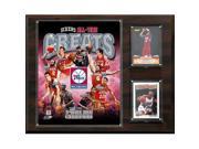 CandICollectables 121576ERSGR NBA 12 x 15 in. Philadelphia 76ers All Time Great Photo Plaque