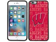Coveroo 876 7144 BK FBC University of Wisconsin Repeat Design on iPhone 6 Plus 6s Plus Guardian Case