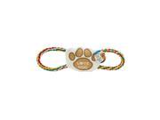 Bulk Buys OF031 24 Dog Rope Squeak Toy with Paw Print Design 24
