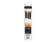 Daler Rowney SS255400004 Synthetic Fur Feathers 4 Brush Set