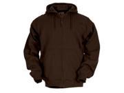Berne Apparel SZ101DBNT560 3X Large Tall Original Hooded Sweatshirt Thermal Lined Dark Brown