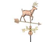 Good Directions 968P White Tail Buck Weathervane Polished Copper