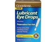 Good Sense SterileSingle Use Vials Lubricant Eye Drops 30 Count Case of 12