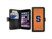 Coveroo Syracuse Orange Repeating Design on iPhone 6 Wallet Case