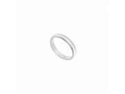 Fine Jewelry Vault UBVCM250PTRS7.5 Platinum 2.5 mm Comfort Fit Milgrain Wedding Band Size 7.5