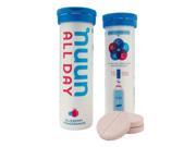 Nuun Hydration Tablets All Day Blueberrry Pomegranate Case of 8 16 Tablets
