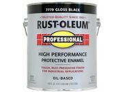 Rustoleum 1 Gallon Gloss Black Professional Oil Based Enamel 7779 402 Pack of 2