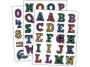 Teacher Created Resources TCR5702 Plaid Alphabet Stickers