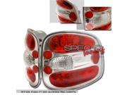 Spec D Tuning LT F150F97 KS Altezza Tail Lights for 97 to 00 Ford F150 Chrome 23 x 15 x 6 in.