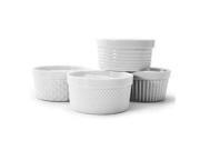 BIA Cordon Bleu Ramekin Set 6 oz Textured White