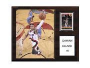 CandICollectables 1215LILLARD NBA 12 x 15 in. Damian Lillard Portland Trail Blazers Player Plaque