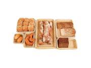Paderno World Cuisine 42967 15 4 High Polyrattan Bread Basket 1 3 L 12.75 x W 7.125 x H 4