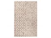 Jaipur RUG129593 8 x 10 ft. Naturals Tribal Pattern Wool Area Rug Ivory Gray