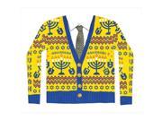 Faux Real F122019 Faux Real Shirts Ugly Hanukkah Sweater Small