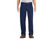 Dickies RU900RNB 30 32 Flame Resistant Carpenter Jean Rinsed Indigo Blue Size 30 32