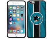 Coveroo 876 8612 BK FBC San Jose Sharks Jersey Stripe Design on iPhone 6 Plus 6s Plus Guardian Case