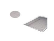 Paderno World Cuisine 41756 60 Perforated Aluminum Baking Sheet Flat 45 Degrees sides