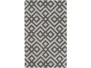 Artistic Weavers AWIP2182 58 Impression Poppy Rectangle Hand Tufted Area Rug Gray 5 x 8 ft.