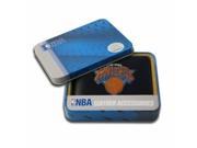 Rico Sporting Goods 138679 New York Knicks Men s Black Leather Bi fold Wallet