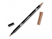 Tombow 56615 Dual Brush Pen Saddle Brown