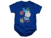 Trevco Popeye Abc Infant Snapsuit Royal XL 24 Months