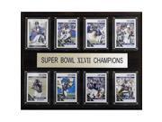 CandICollectables 1215SB47BR8C NFL 12 x 15 in. Baltimore Ravens Super Bowl XLVII 8 Card Plaque