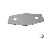 Westbrass D504 05 2 Hole Remodel Plate in Polished Nickel