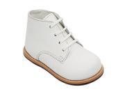 Josmo 8190 Plain Infant Walking Shoes White Medium Size 2.5