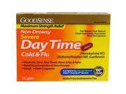Good Sense Daytime Cold Flu Non Drowsy Severe Softgels Pain Releiver 24 Count Case of 24